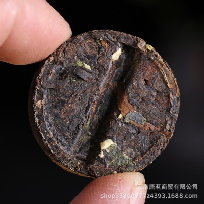 批发 云南普洱茶饼 迷你小沱茶 勐海 醇香熟茶 糯米香原味小金饼1斤