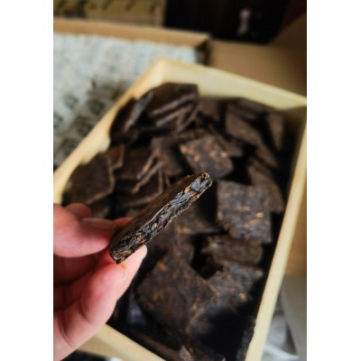 冰岛五寨普洱茶熟茶 饼干片茶 薄片熟茶普洱茶 云南普洱茶1份图4