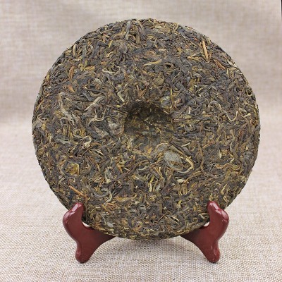批发普洱茶 冰岛古树生茶茶饼357克 一件代发 云南特产七子饼1饼图3