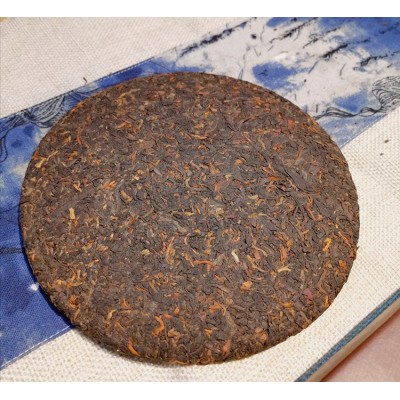 班章金芽熟茶 云南普洱茶茶饼 357克 老班章熟茶茶饼1饼图4