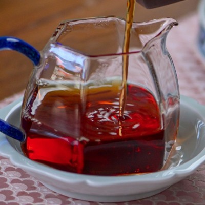 7年陈云南临沧古树熟茶 得之幸开业纪念饼古树春茶云南陈 年普洱茶1饼图2