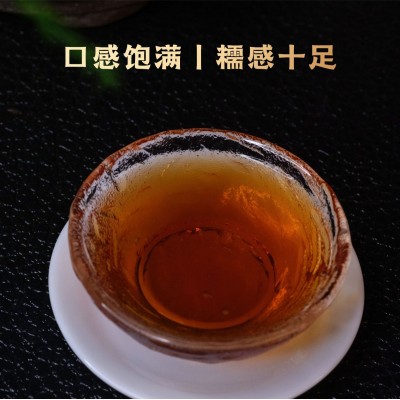 2020年云南邦东乔木普洱熟茶统级散茶勐海永明实益茶业岩韵500g2斤图3