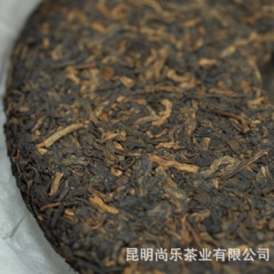 普洱茶 熟茶 勐库戎氏 木叶醇 宫廷普洱茶 400克1饼图4