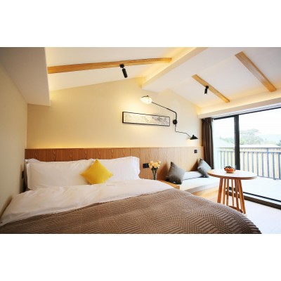 星隐·Loft双大床三人套房 | 羽绒被褥·热空调·智能马桶·康乃馨床品·深睡乳胶床垫·干湿分离卫生图2
