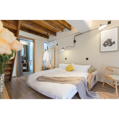 云隐·Loft双大床四人套房 | 羽绒被褥·热空调·智能马桶·康乃馨床品·深睡乳胶床垫·意大利Acc图5