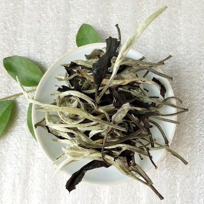 批发 云南茶叶 散茶 景谷月光白茶一芽一叶 大白毫银针口感香甜1斤图3