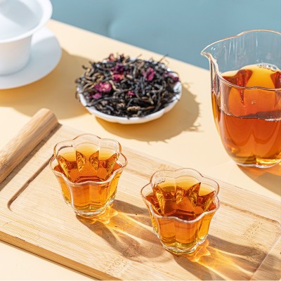 秋冬常喝玫瑰花茶云南工夫滇红茶拼配墨红玫瑰茶香花香十足1斤图3