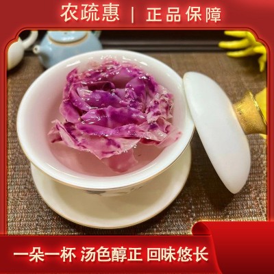 玫瑰花茶重瓣玫瑰食用冻干墨红玫瑰花果茶批发代发玫瑰花茶散装1罐图4