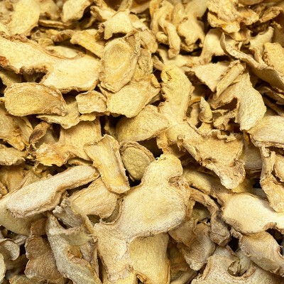 云南小黄姜片药材老姜片干姜片中药材泡脚泡水喝小黄姜大货批发姜1斤图5