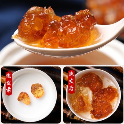 桃胶批发 云南人工修剪桃胶 大颗粒食用桃花泪组合雪燕皂角米500g2斤图2