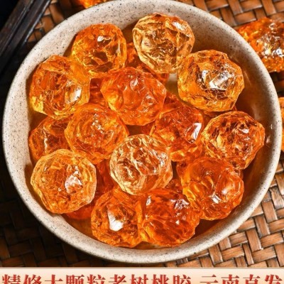 产地一手货源批发拉丝雪燕皂角米组合桃胶精修机磨水洗圆珠桃胶1包