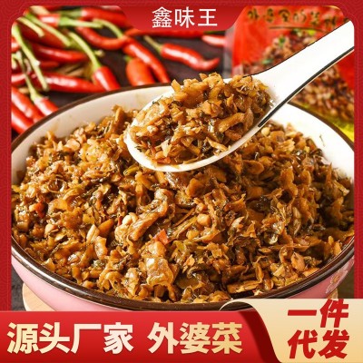 农家外婆菜下饭菜袋装湖南湘西香辣酱菜开胃菜咸菜萝卜干腌菜批发 1袋
