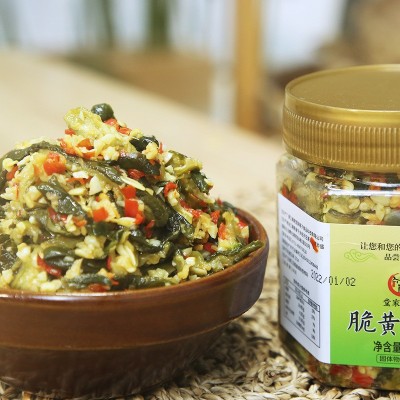 堂家巷子微辣新鲜脆爽下饭黄瓜皮 下饭炒菜外婆菜辣椒酱拌面 湖南 1个图4