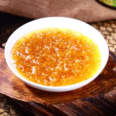 蜂蜜桂花酱糖蜜炼5斤商用桶装 云南鲜花果酱钵仔糕冷饮奶茶店配料1瓶图2