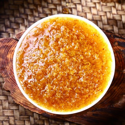 蜂蜜桂花酱糖蜜炼5斤商用桶装 云南鲜花果酱钵仔糕冷饮奶茶店配料1瓶图3