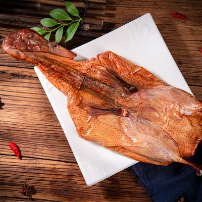 风干腊板鸭现货厂家批发农家自制传统烟熏腊板鸭真空包装整只鸭子1袋图2