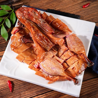 风干腊板鸭现货厂家批发农家自制传统烟熏腊板鸭真空包装整只鸭子1袋图4