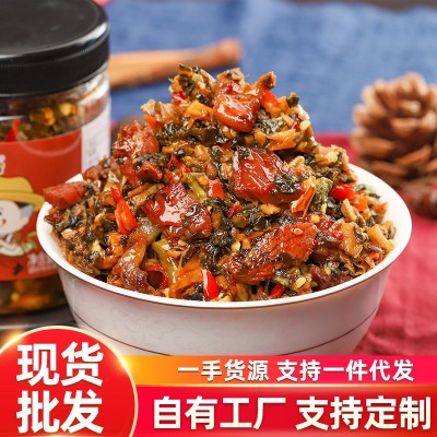 网红下饭菜火培鱼香辣柴火鱼湖南特产瓶装酱腌菜 厂价批发 1瓶