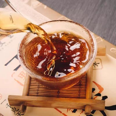 06年原料压制安化黑茶1000克天尖茯2斤金花茯砖手筑茯茶2015年制  1件图3