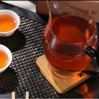 湖南安化黑茶高手传承手制金花茯砖220克小金茯 厂货批零产地直发 1片图4