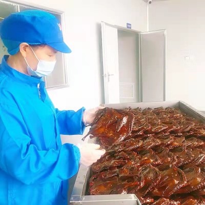 工厂新鲜现做 湘春酱板鸭 湖南常德特产香辣手撕鸭 5只图3
