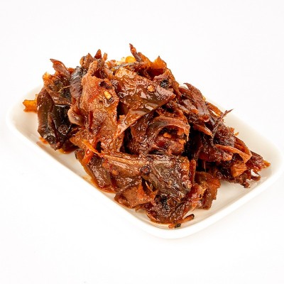 小嘻吖鸭排碎碎鸭香辣湖南特产正宗风干手撕酱板鸭卤味肉零食小吃 2袋图4
