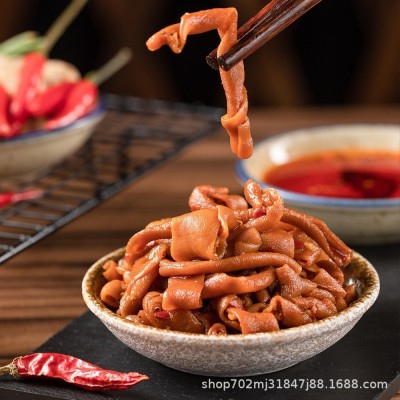 嗨比吖香辣鸭肠鸭小肠即食辣味零食卤味麻辣鸭肉解馋熟食休闲食品 2包图4