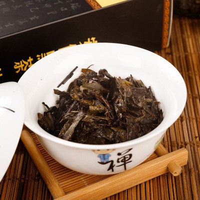 黑茶批发湖南黑茶安化黑茶手筑茯茶砖金花黑茶叶礼盒1kg陈年天茯 1盒图4