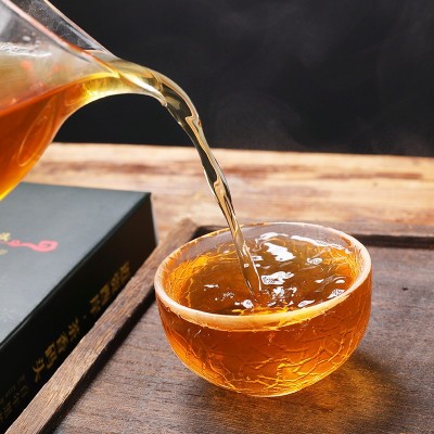 黑茶批发金花天茯安化黑茶湖南黑茶天尖茯砖茶陈年茶安华茶 叶1kg 1盒图4