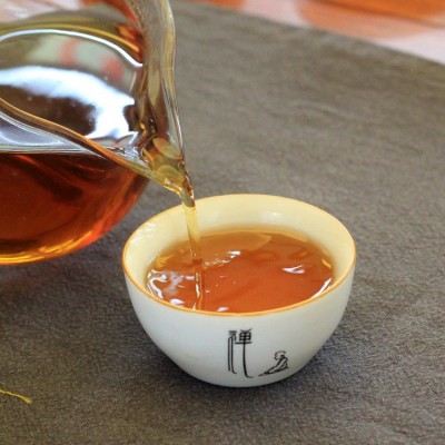 6.3两黑茶批发茶叶湖南安化黑茶煮茶义聚昌手筑金花茯砖茶318g 1块图5