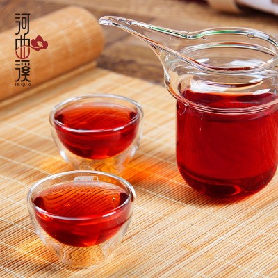 湖南特产茶叶安化黑茶 黑砖茶1000克河曲溪安化黑茶砖茶厂家直批 1片图5