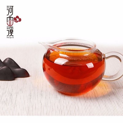 【河曲溪】湖南特产茶叶天尖金茯茶1kg 安化黑茶厂价联系客服 1片图4