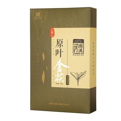 安化黑茶原叶金茯1kg卡盒礼品茶叶 湖南特产品牌直批厂价联系客服 1片图5