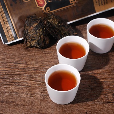 厂家代发湖南安化黑茶原叶金花散茶金花手筑散装茶叶湖南特产 1袋图2