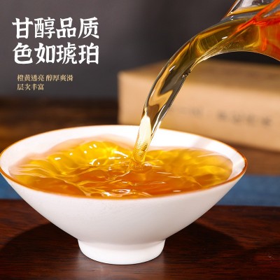 安化黑茶金花茯茶500g小金茯茯砖茶手筑茯砖 2片图4
