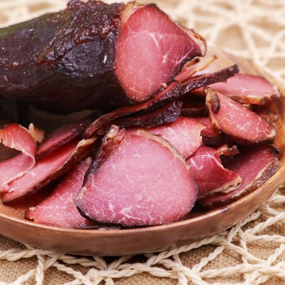 湖南特产腊黄牛肉条柴火烟熏腊牛肉腊味牛肉干餐饮食材厂家批发 3袋图4