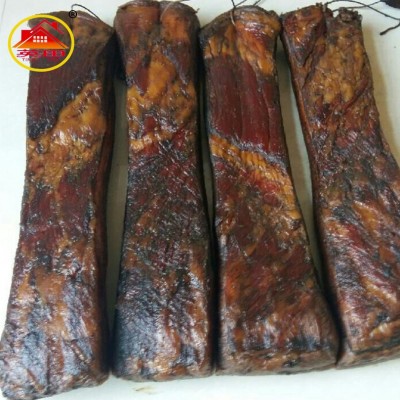 厂家直供散装柴火烟熏五花腊肉 农家土猪腊五花肉 湖南特产批发 5件图3