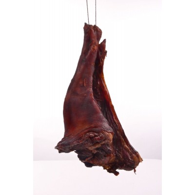 湖南特产腊猪腿厂家批发 农家柴火烟熏腊猪脚 烟熏腊肉腊猪蹄 10件图4