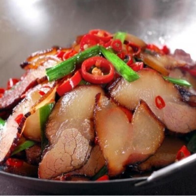 湖南特产农家腊肉自制烟熏肉风干老腊肉土猪后腿肉咸偏肥腊肉 1件图4