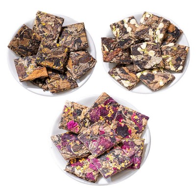 云南厂家直发小方片白茶片定制桂花白茶茉莉白茶玫瑰白茶小方片茶1件图4