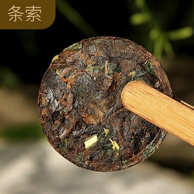 小饼时代糯香小沱茶饼云南浓香糯米香茶熟茶黑茶陈年普洱茶饼批发1斤图2
