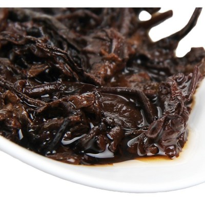 批发宫廷普洱 合昌轩普洱茶 班章金芽 普洱七子饼茶 金芽熟茶1饼图5