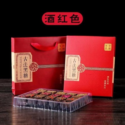 姜茶黑糖块批发玫瑰黑糖手工黑糖伴手礼 云南古法红糖 黑糖礼盒装5盒图3