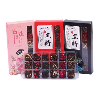姜茶黑糖块批发玫瑰黑糖手工黑糖伴手礼 云南古法红糖 黑糖礼盒装5盒图4