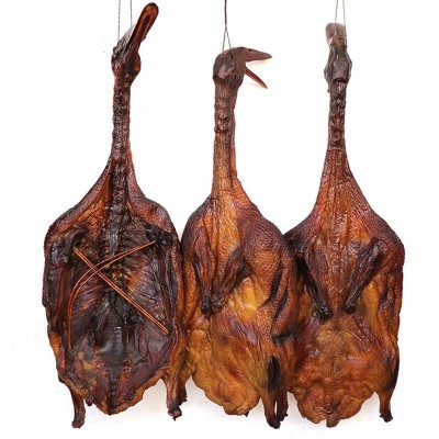 腊鸭整只正宗湖南特产农家柴火烟熏土鸭咸鸭腊鸡腊肉干货腊板鸭  1件图2