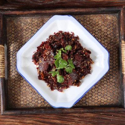 原切麻辣牛肉孜然五香牛肉开袋即食休闲小零食好吃到舔手指的牛肉  1件图2