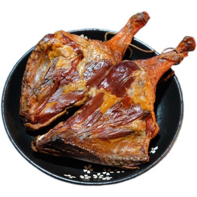 湖南特产传统柴火烟熏腌鸭腿 现货腊鸭腿批发 厂家直供腊鸭腿整箱 1份图4