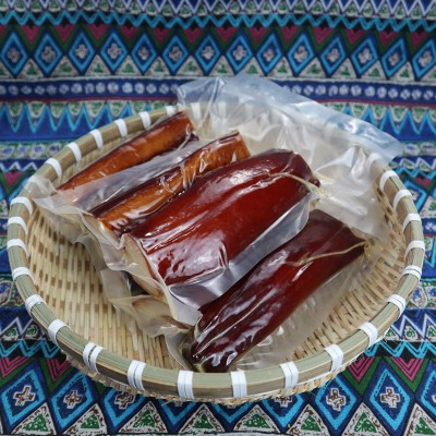 湖南特产传统柴火烟熏偏肥腊肉一斤装湘味咸肉整箱批发   1袋图4