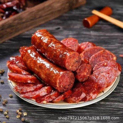 整箱批发麻辣香肠正宗烟熏农家自制腊肠湖南湘西特产四川腊 肉商用 1件图5