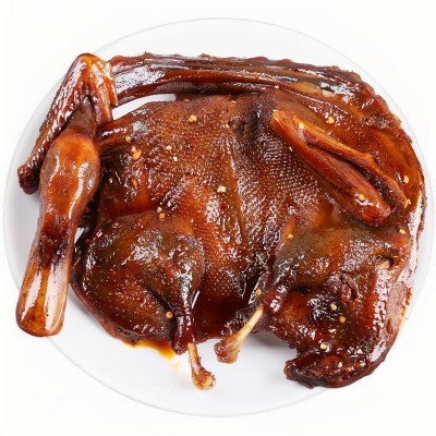 厂家直销正宗湖南特产香辣手撕酱板鸭即食休闲解馋 1只图5